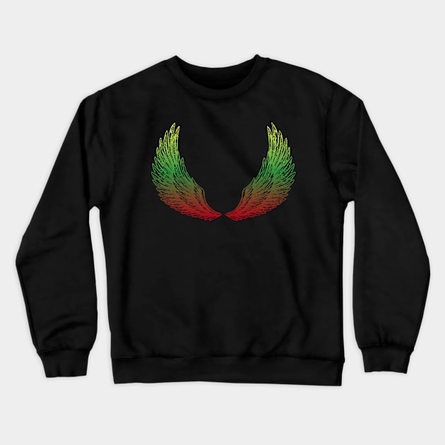 Reggae wings Crewneck Sweatshirt by DinoZard